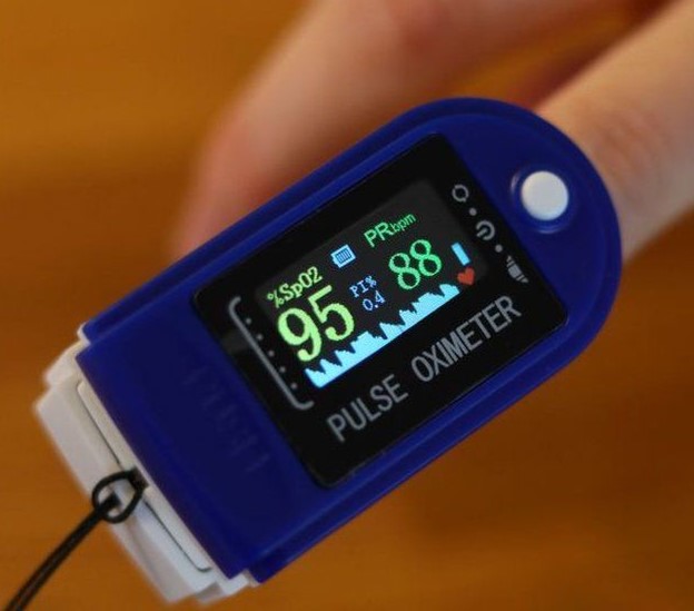 Fingertip pulse oximeter readings